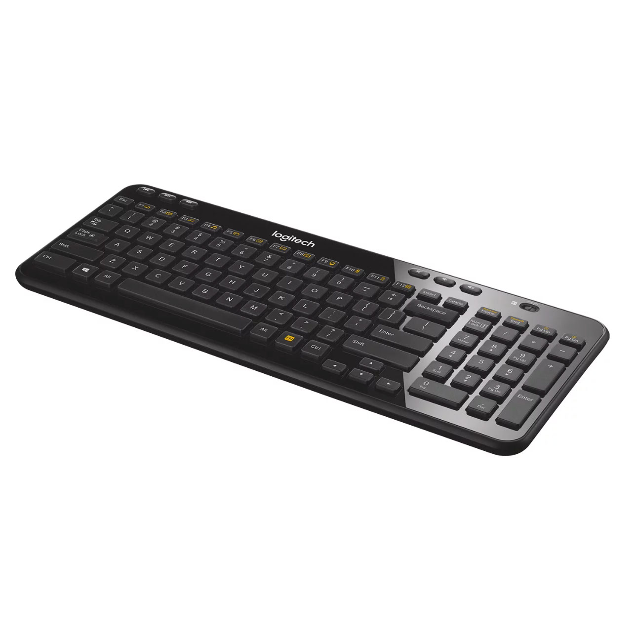 Logitech wireless keyboard in black