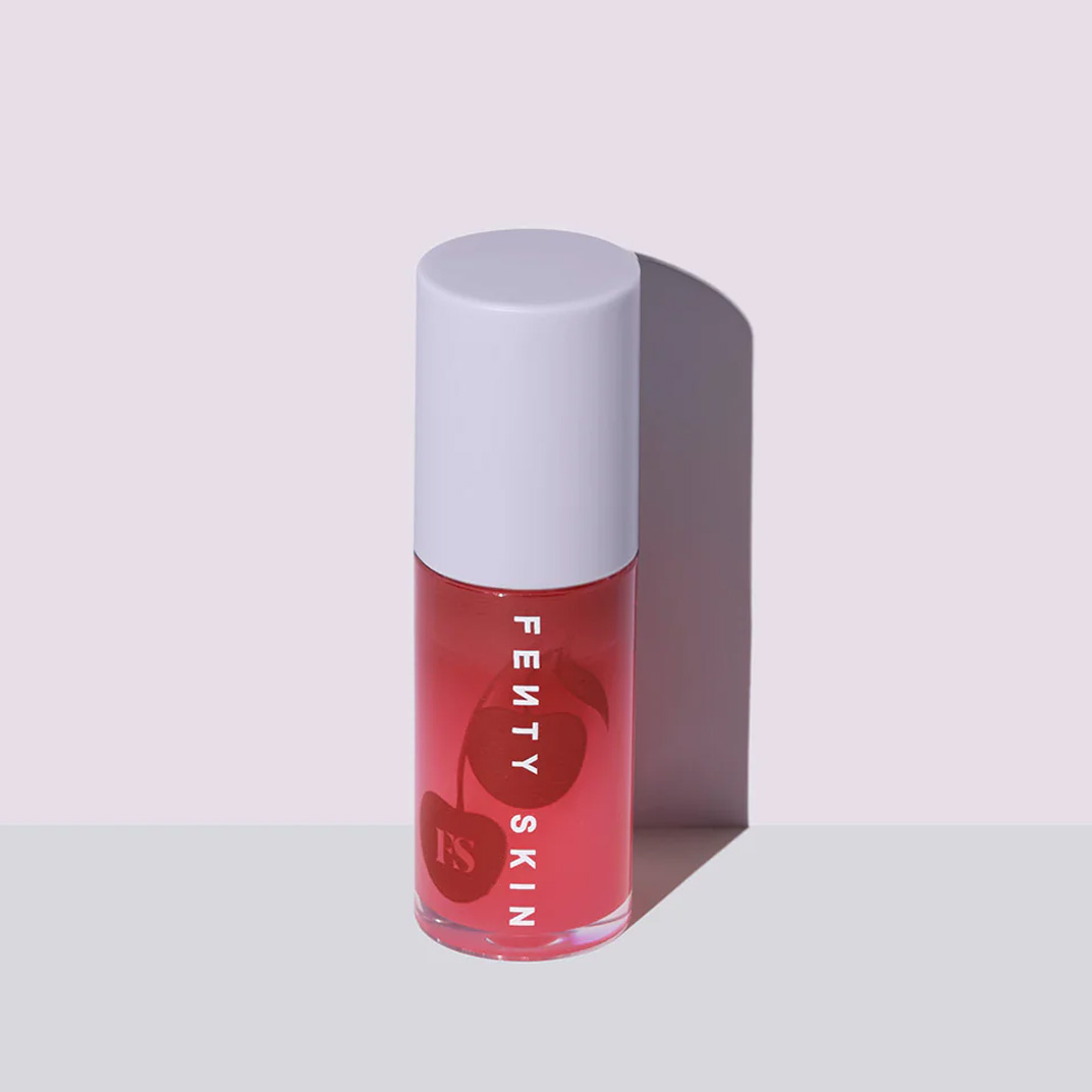 Cherry Treat Conditioning + Strengthening Lip Oil in the shade cherry