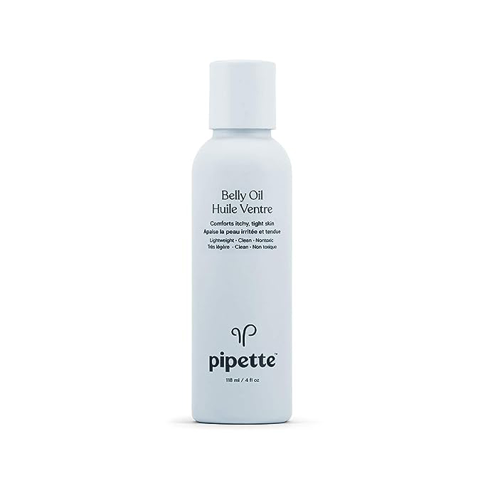 Pipette belly oil in white bottle