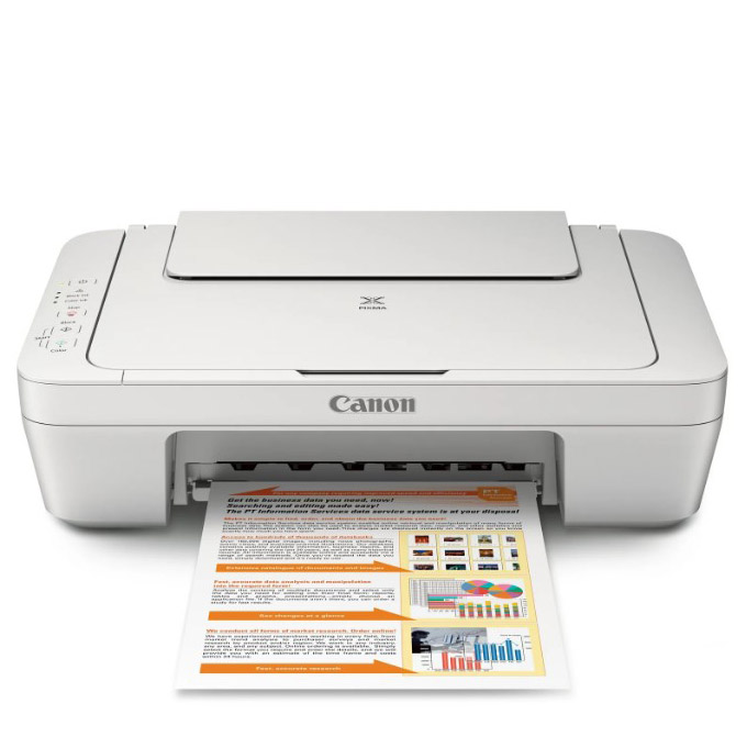 Canon Pixma budget printer in white