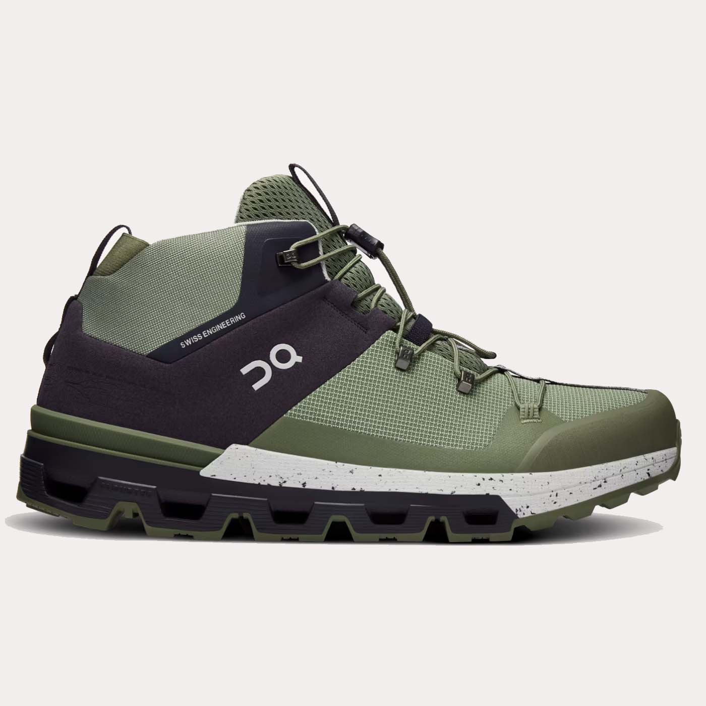 Cloudtrax Hiking Shoes for men in green and black