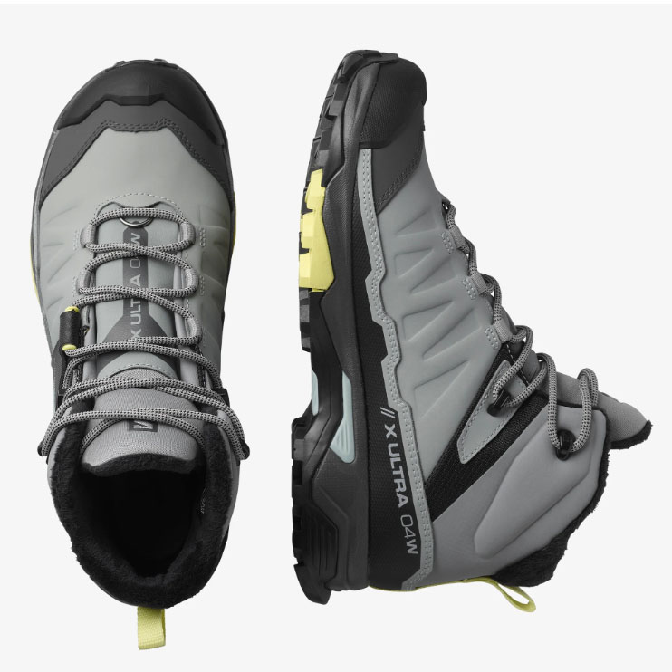 Grey Salomon X Ultra 4 Mid Winter Thinsulate Climasalomon Waterproof boots