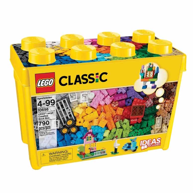 LEGO creative bricks in yellow box set