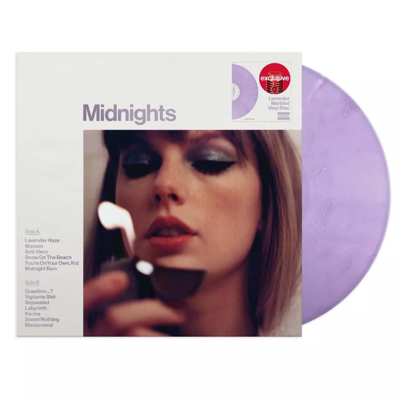 Taylor Swift album with lavender vinyl