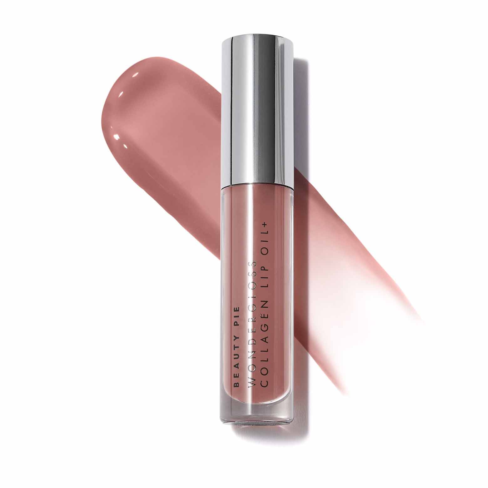 Wondergloss Collagen Lip Oil in the shade nude nectar