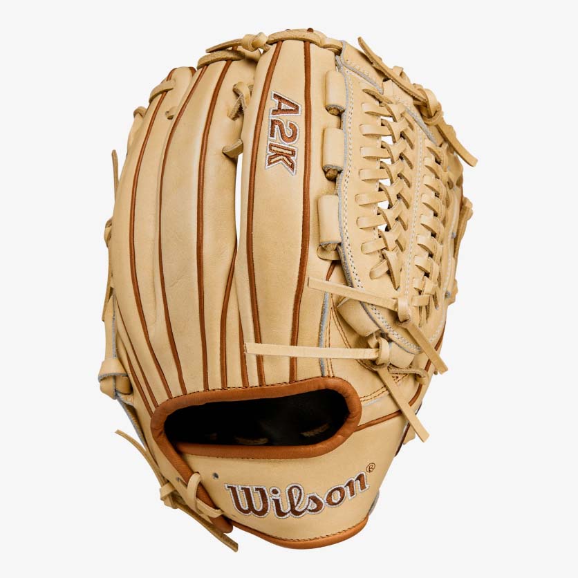 Wilson leather glove in light brown