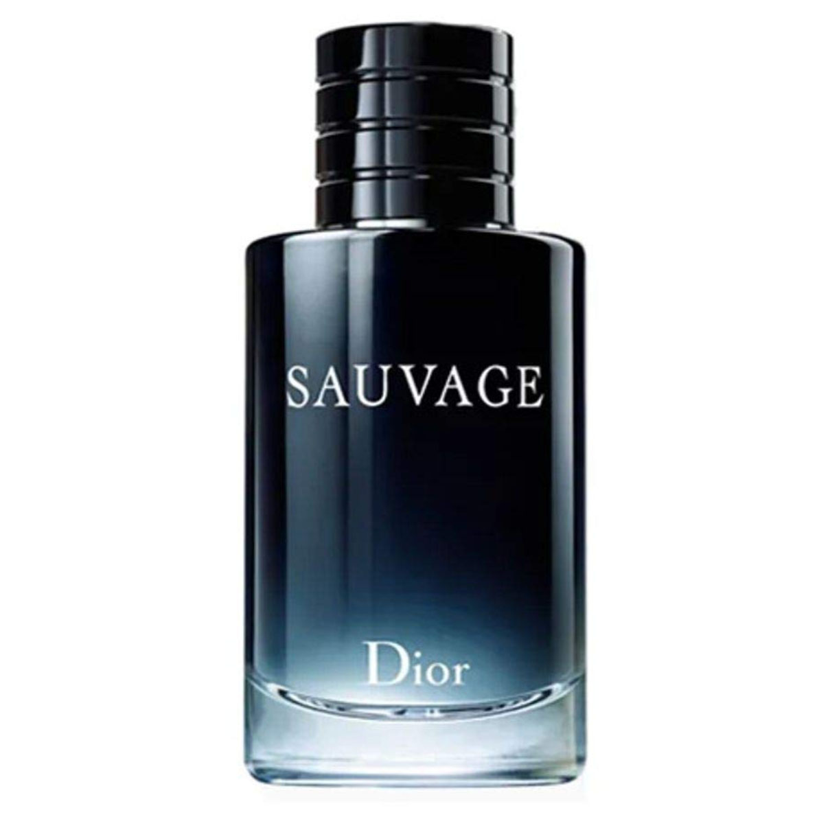 Christian Dior Sauvage Eau De Toilette Spray in blue bottle