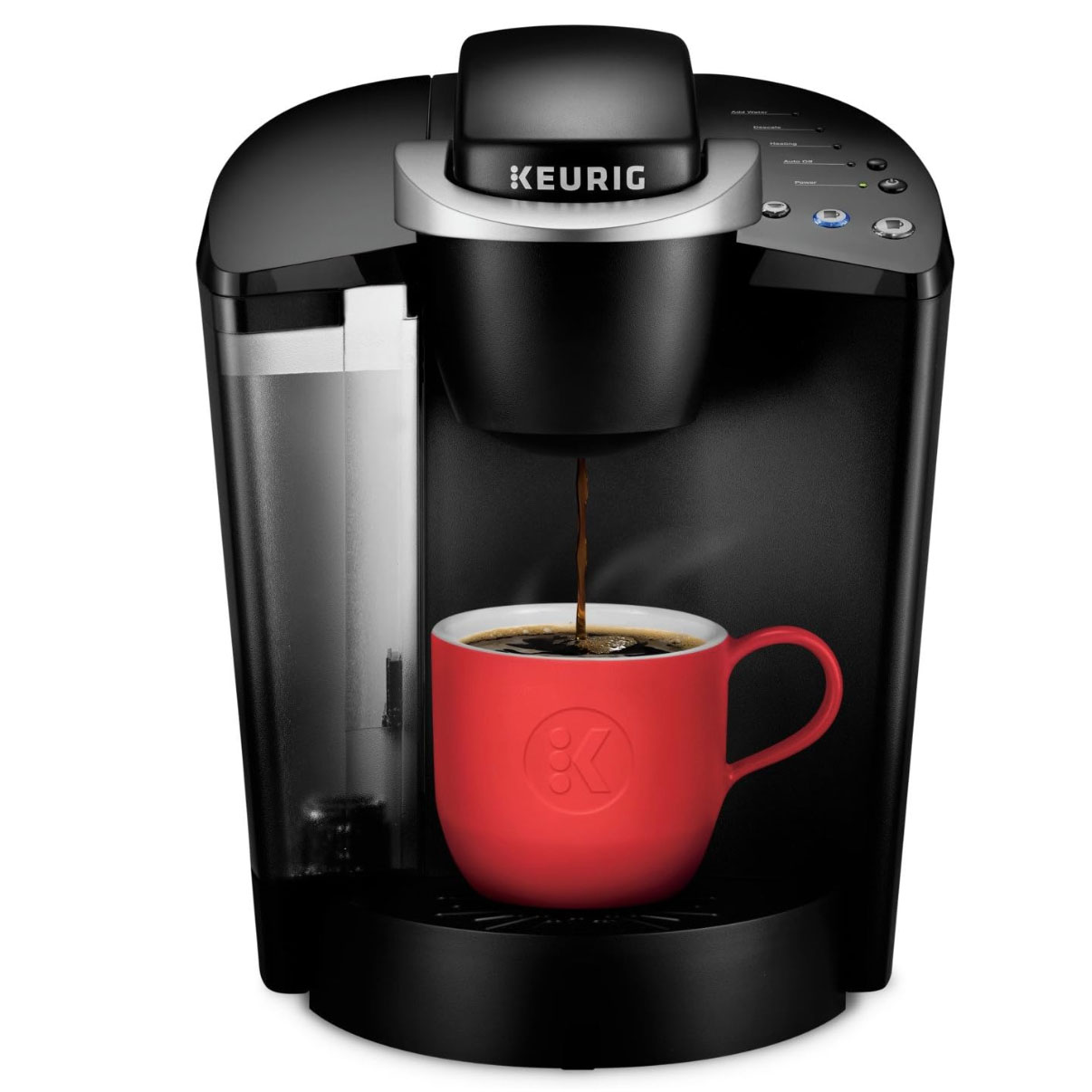 Keurig K-Classic Coffee Maker with red cup