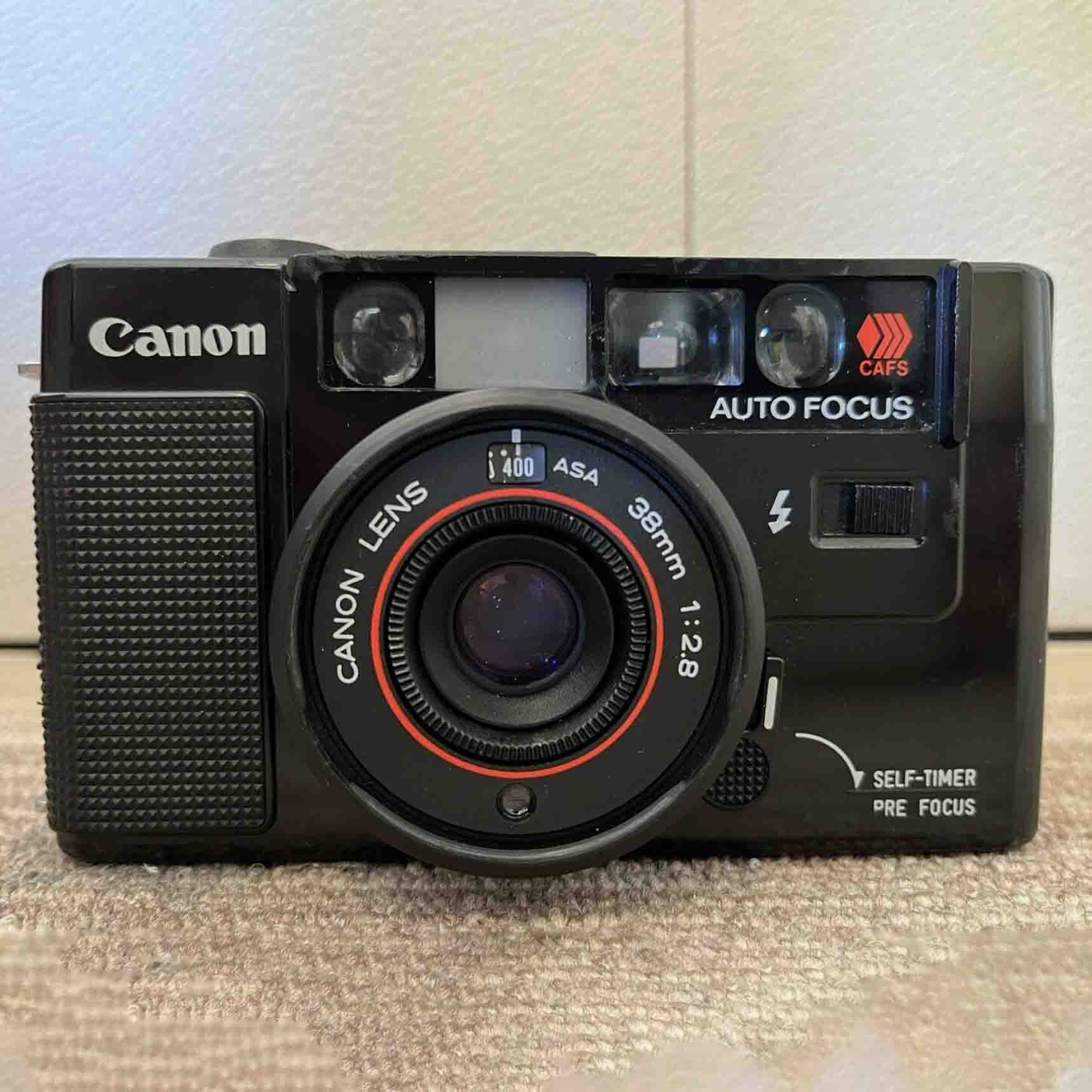 Black Canon camera