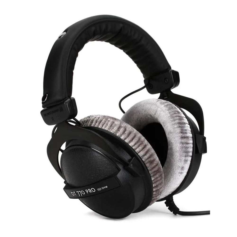 Beyerdynamic DT 770 Pro Closed-back Studio Mixing over-ear headphones in black and grey