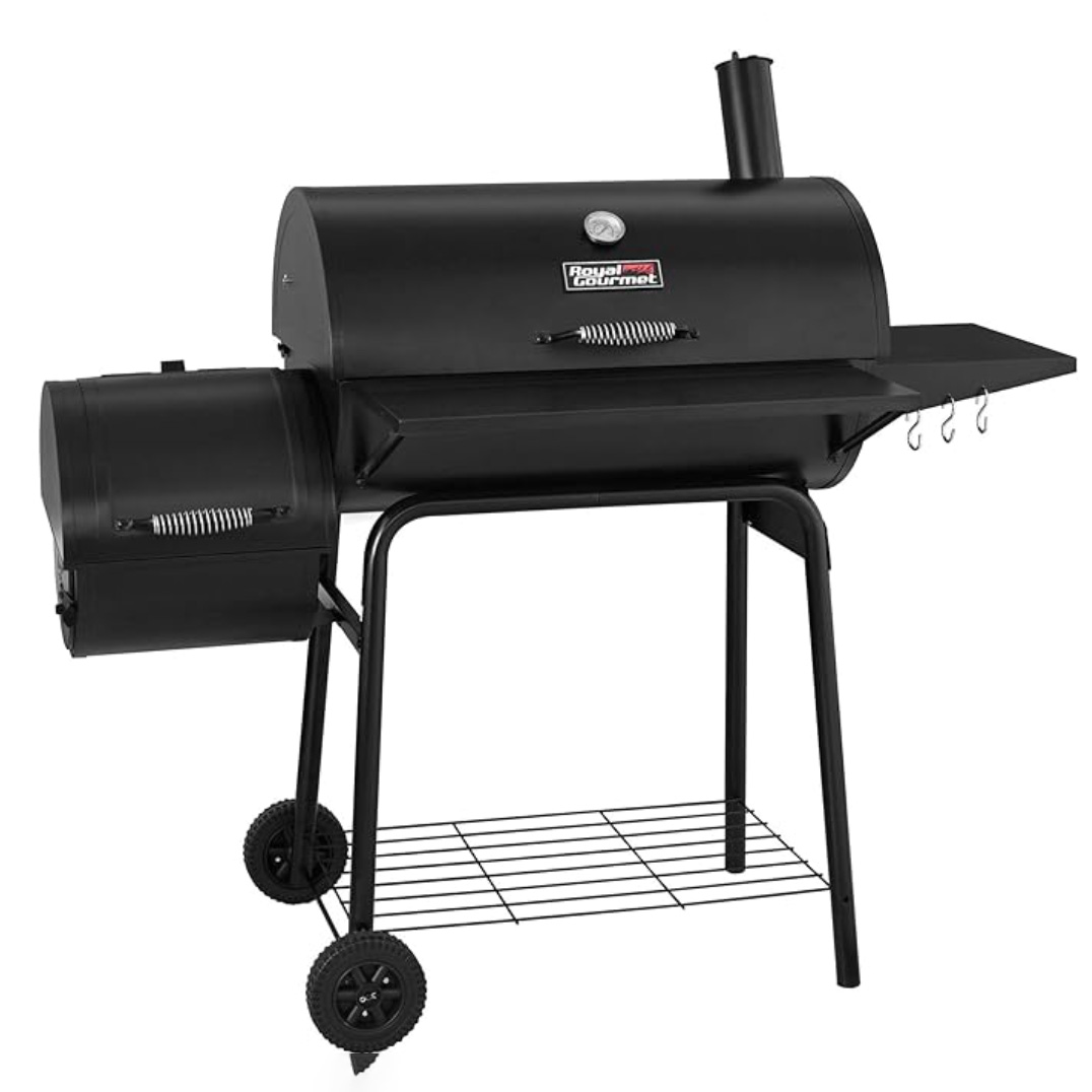 Royal Gourmet 30 inch Charcoal Grill with Offset Smoker