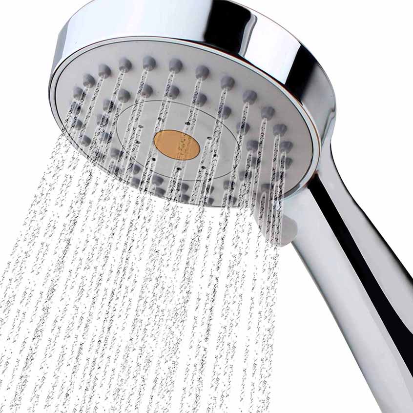 high pressure handheld shower head in chrome