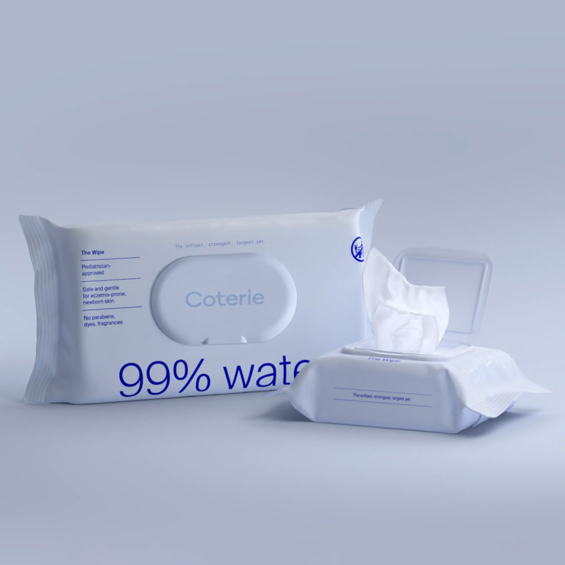 Coterie The Wipe in white packaging