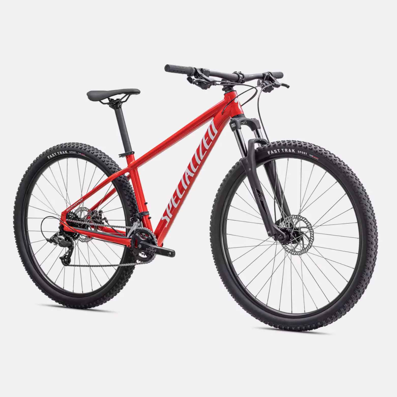 Rockhopper 27.5 bicycle in red frame