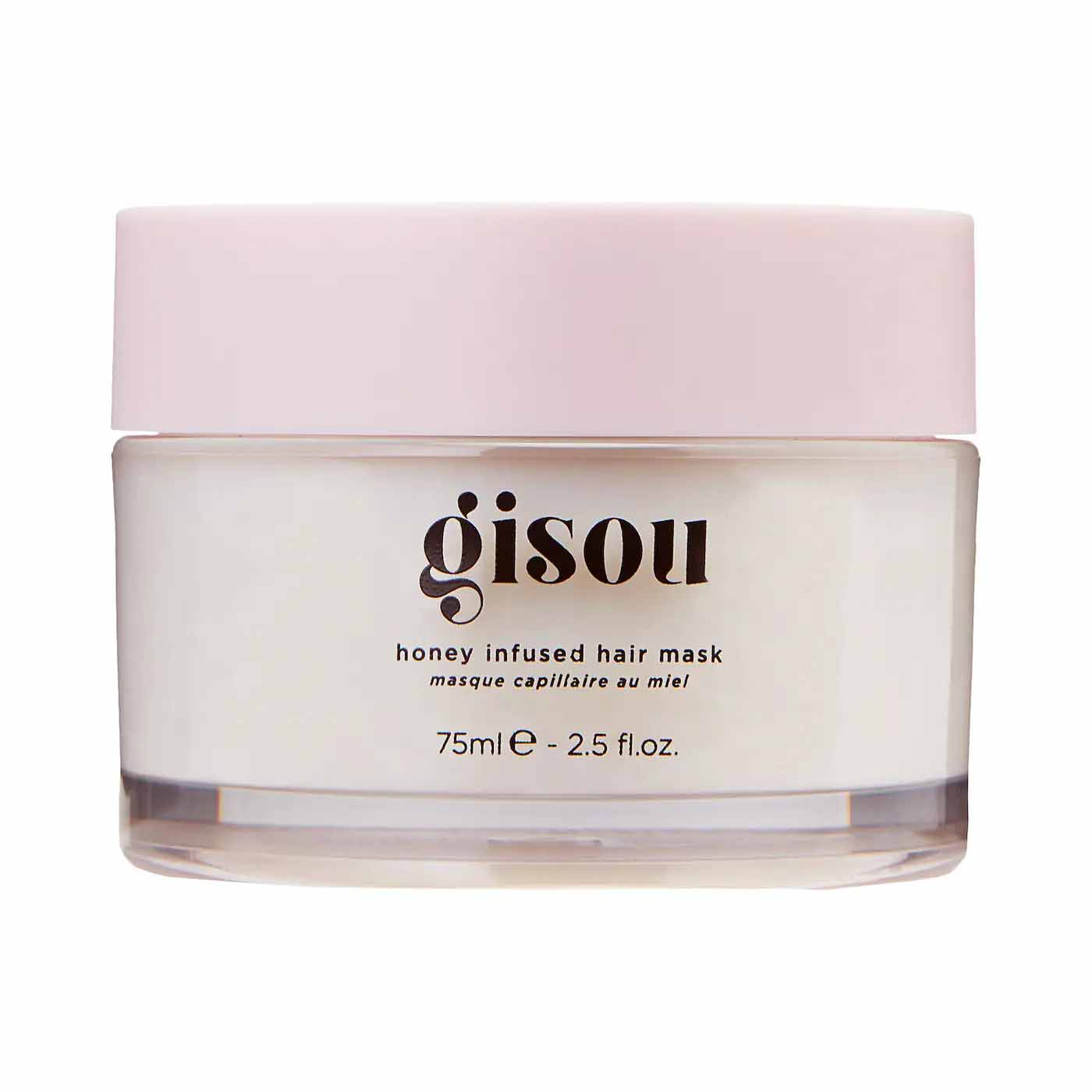 Gisou Mini Honey Infused Hair Mask with pink lid