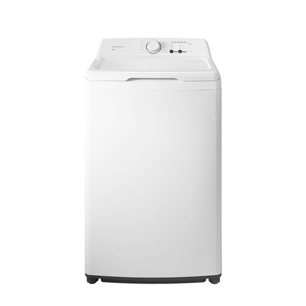Insignia top-loading washing machine in white