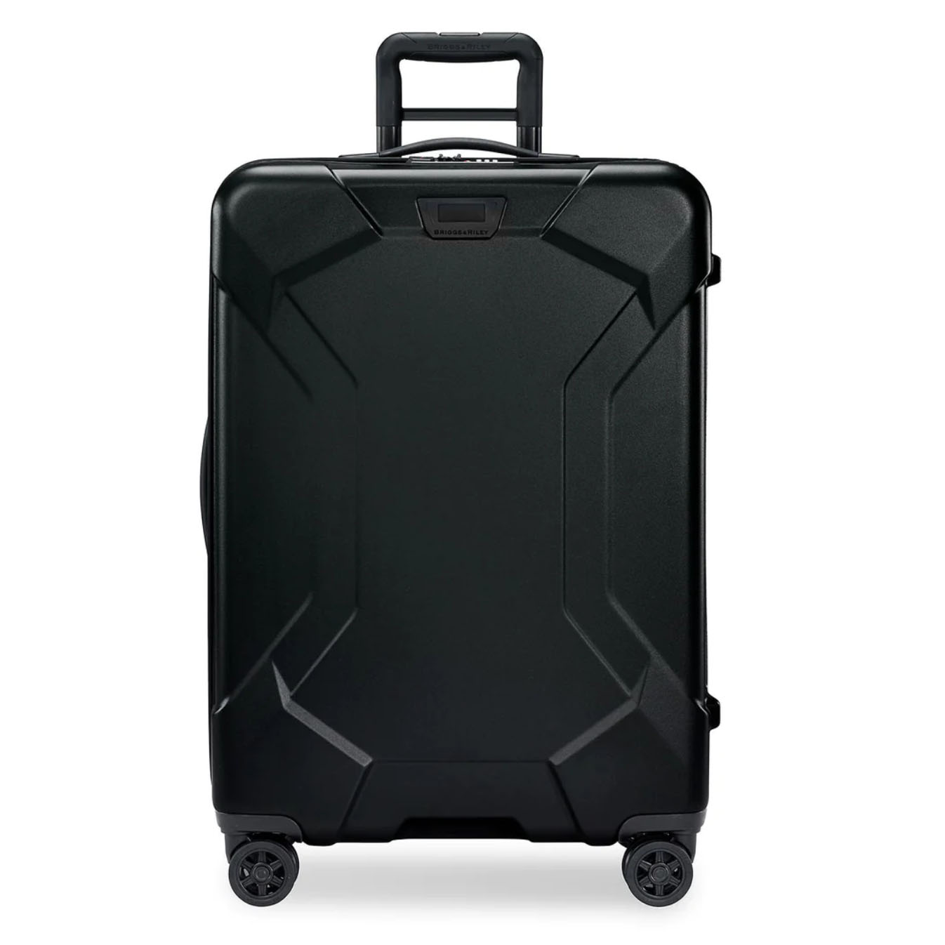 Black hardside luggage