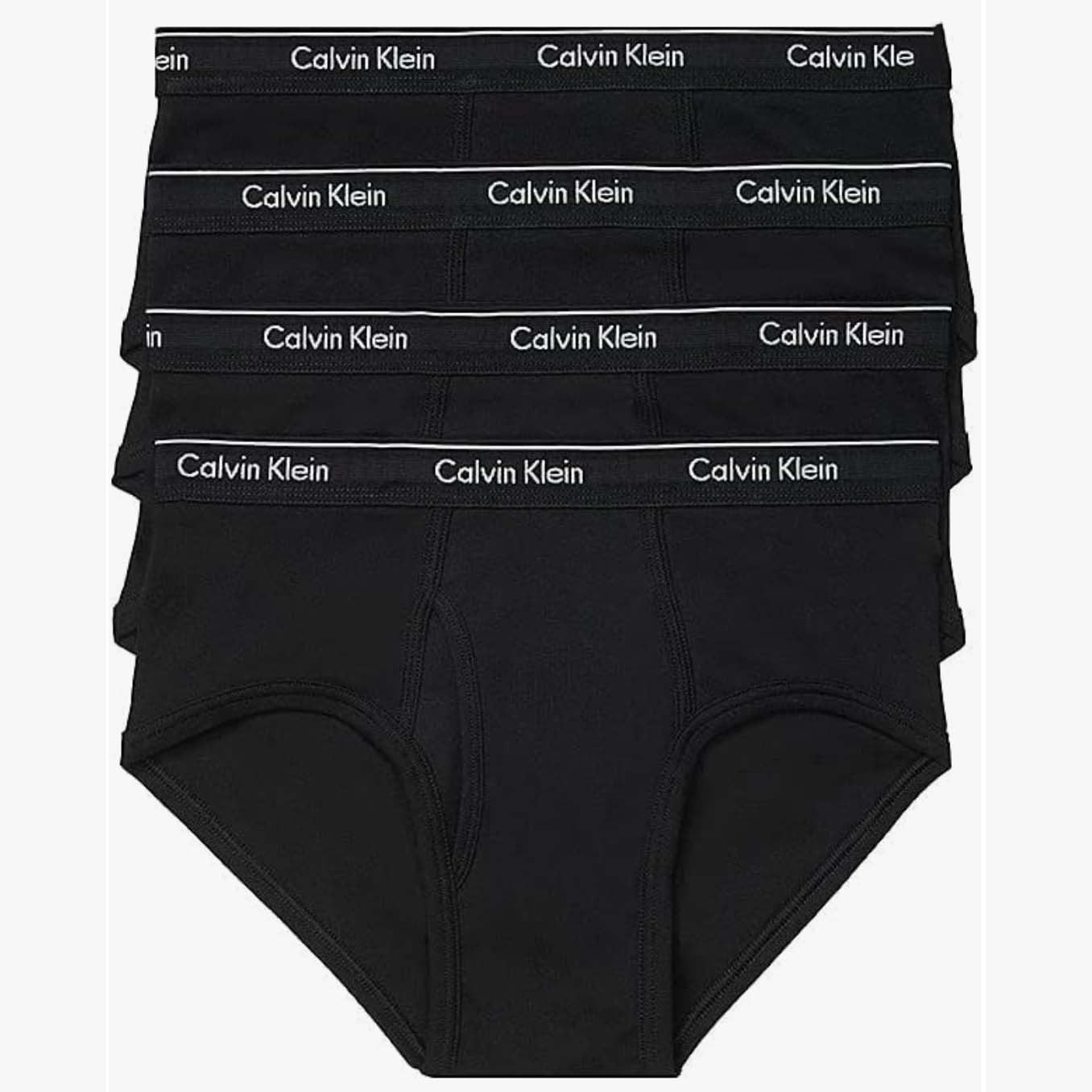 Three black Calvin Klein's briefs