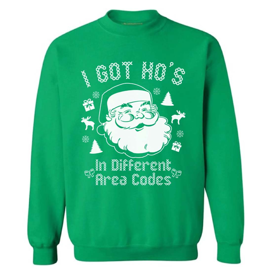 Green Santa Sweater