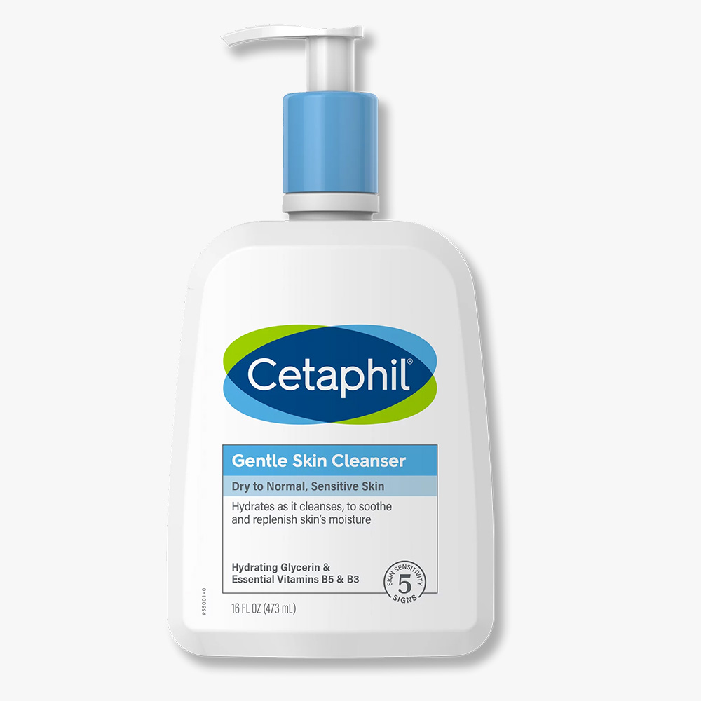 a bottle of Cetaphil Gentle Skin Cleanser