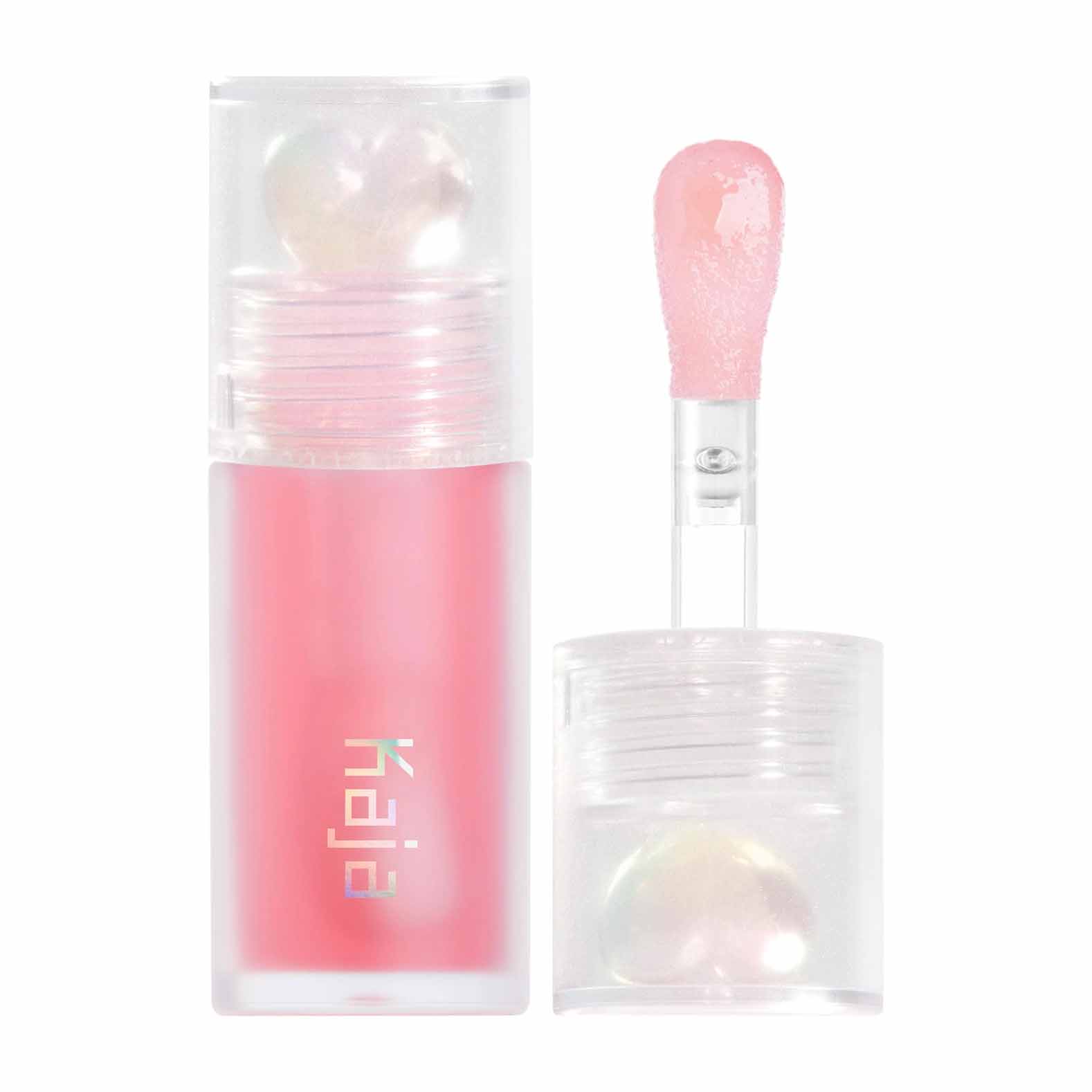 small Kaja Juicy Glass Lip Oil in the shade rose pink