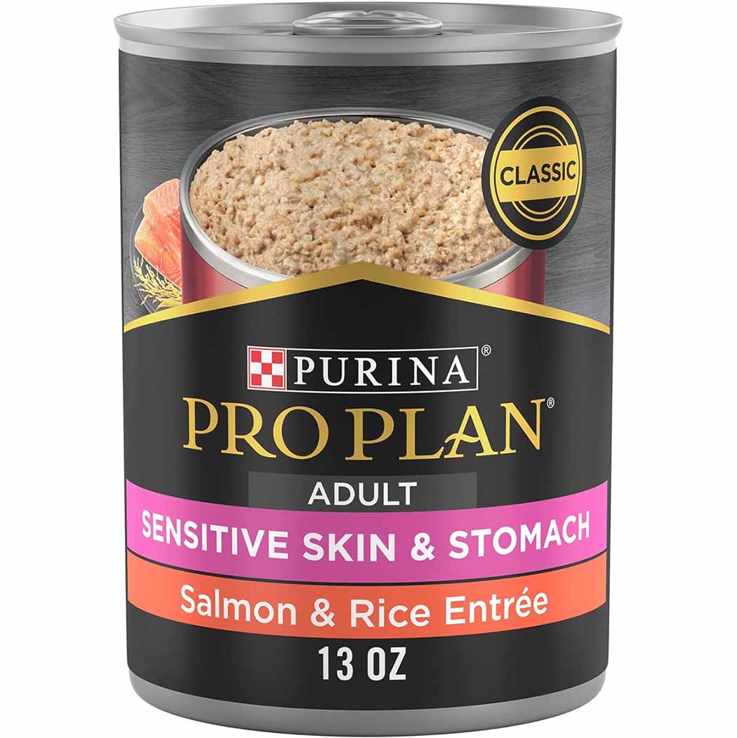 purina pro plan salmon and rice entree dog food