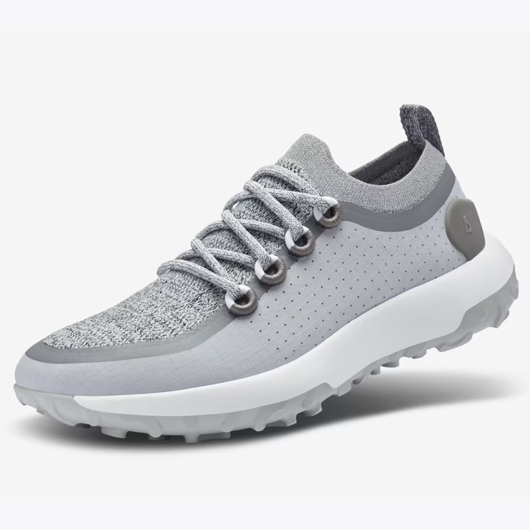 Grey hiking shoe