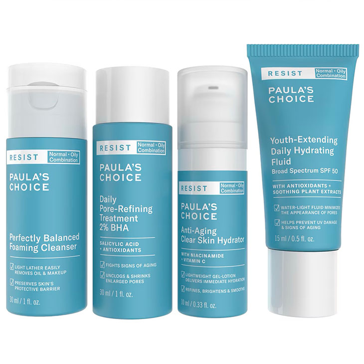 Paulas choice Travel Kit for Normal to Oily Skin