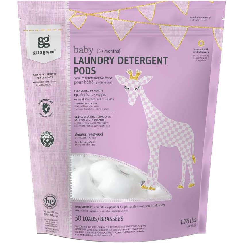 grab green laundry detergent pods