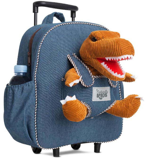 Naturally KIDS Dinosaur Rolling Backpack