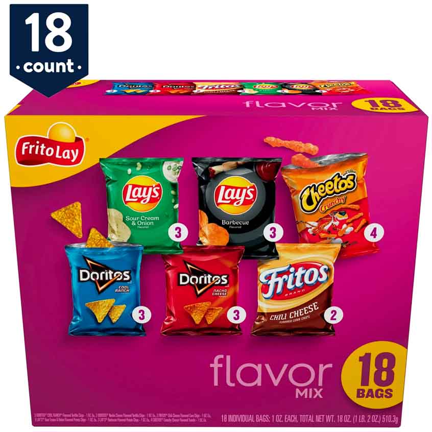 frito lay 18 count multipack