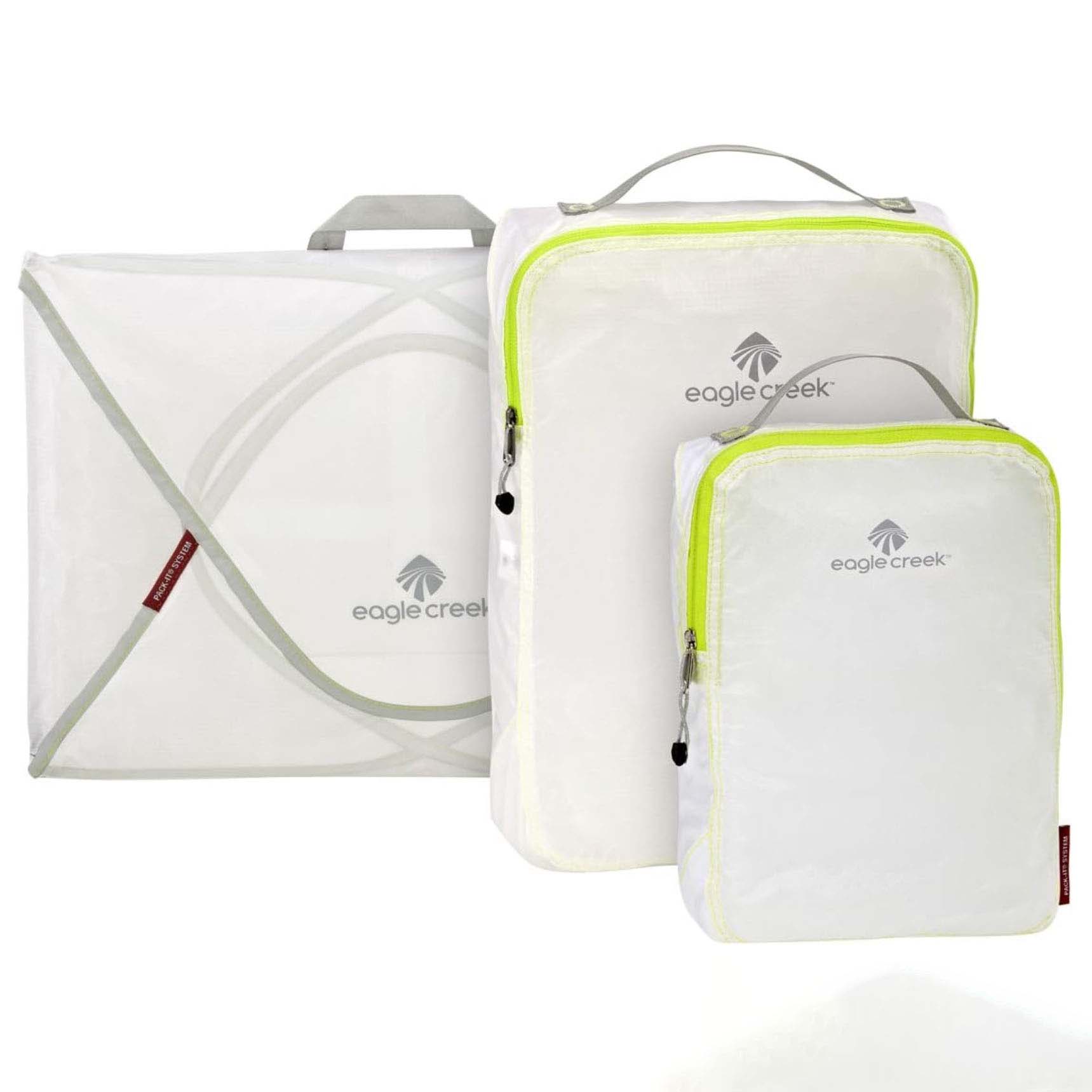 Set of 3 packing cubes in white