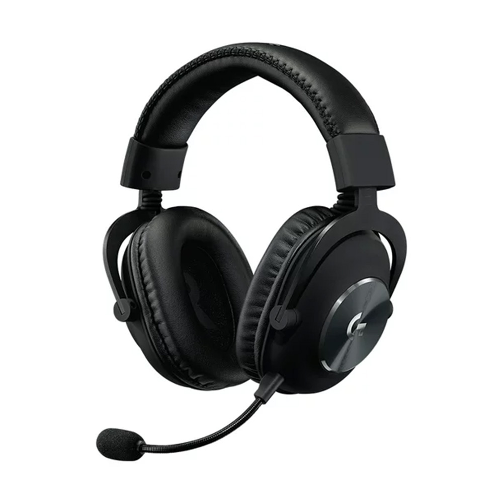 the Logitech G PRO X Gaming Headset in black