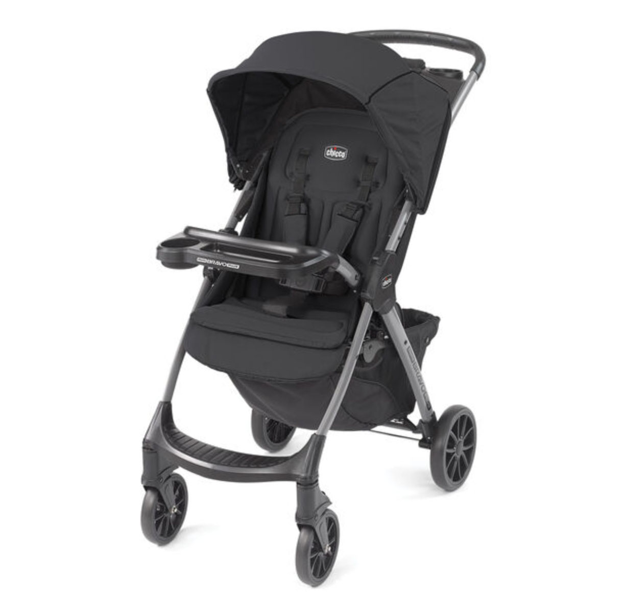 Dark grey Chicco Mini Bravo Plus Lightweight Stroller