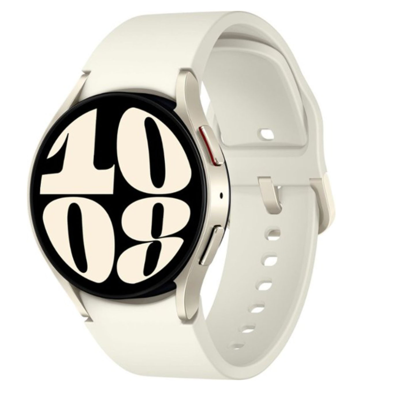 White Samsung - Galaxy Watch6 Aluminum Smartwatch 40mm BT