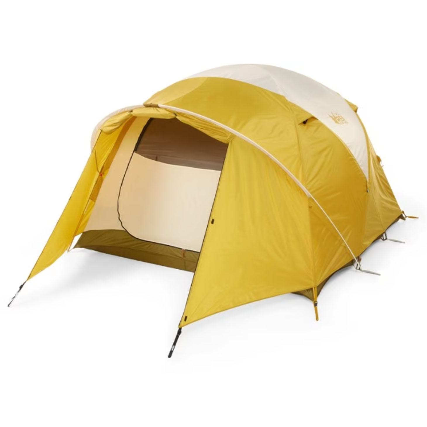 Yellow REI Co-op Base Camp 6 Tent