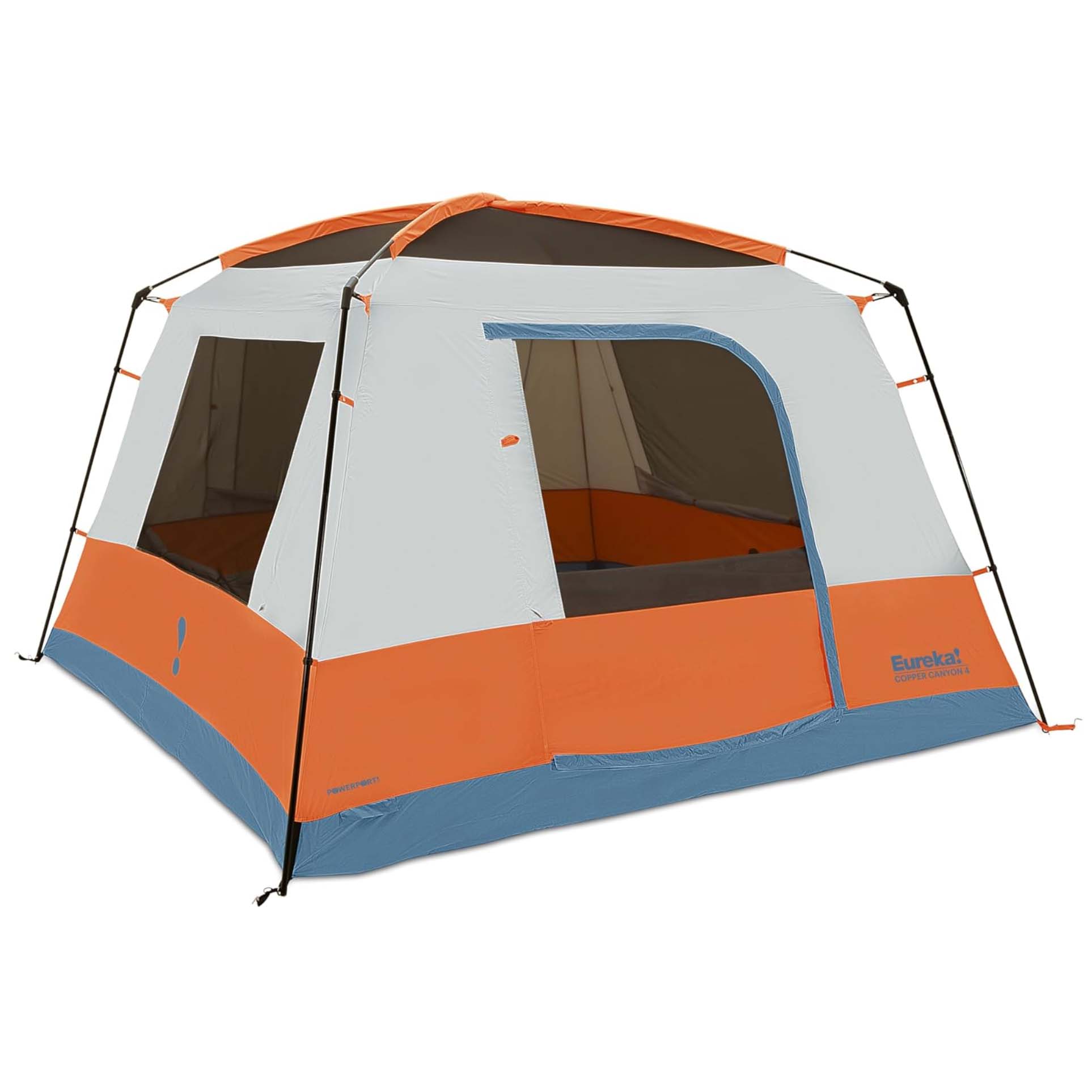 Grey and orange Eureka! Copper Canyon LX tent