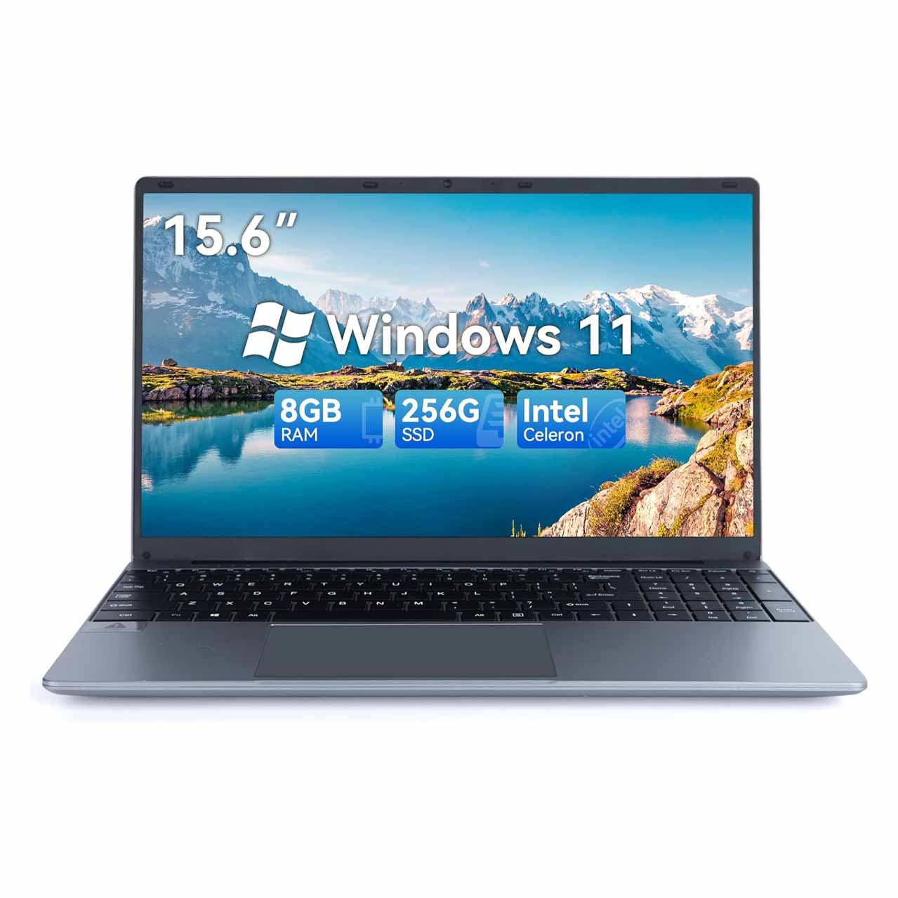 Chicbuy 15.6'' Laptop Computer with windows 11 on its display screen