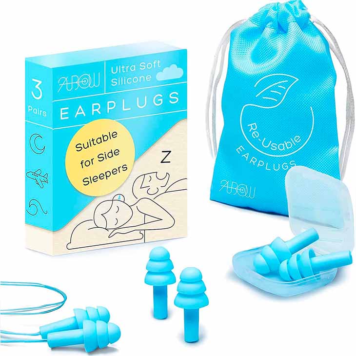 ANBOW Soft Ear Plugs for Sleeping Noise Cancelling