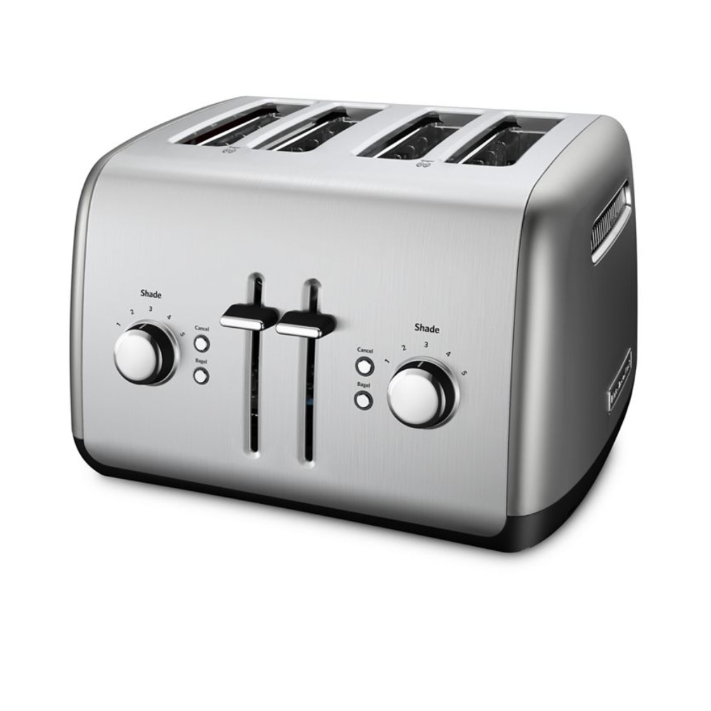 Image of KitchenAid 4-Slice Toaster with Manual High-Lift Lever
