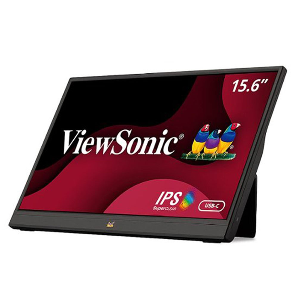 the ViewSonic VA1655 15.6-Inch LCD FHD Monitor in black
