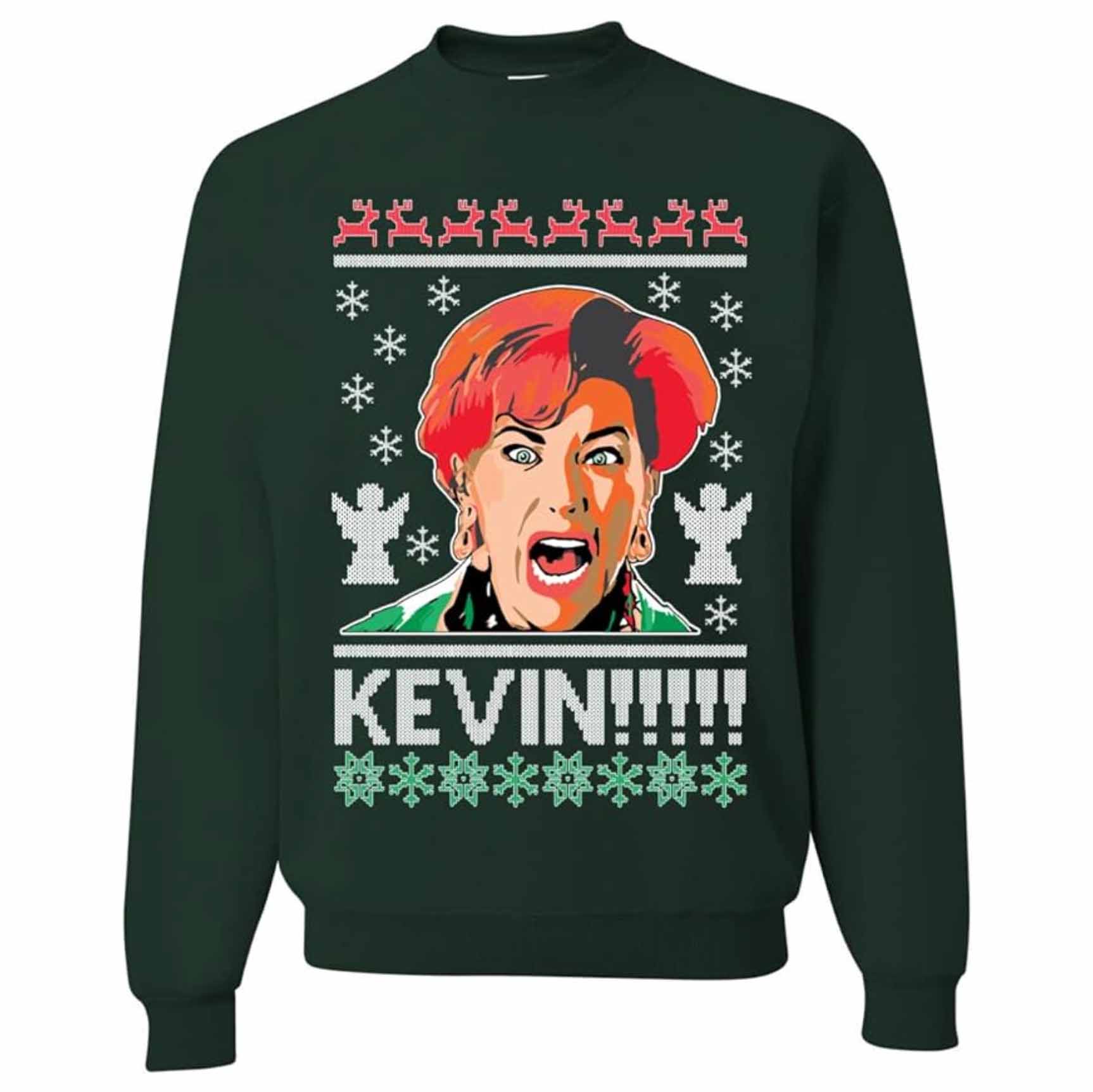 Sweater with Kevin's mom screaming