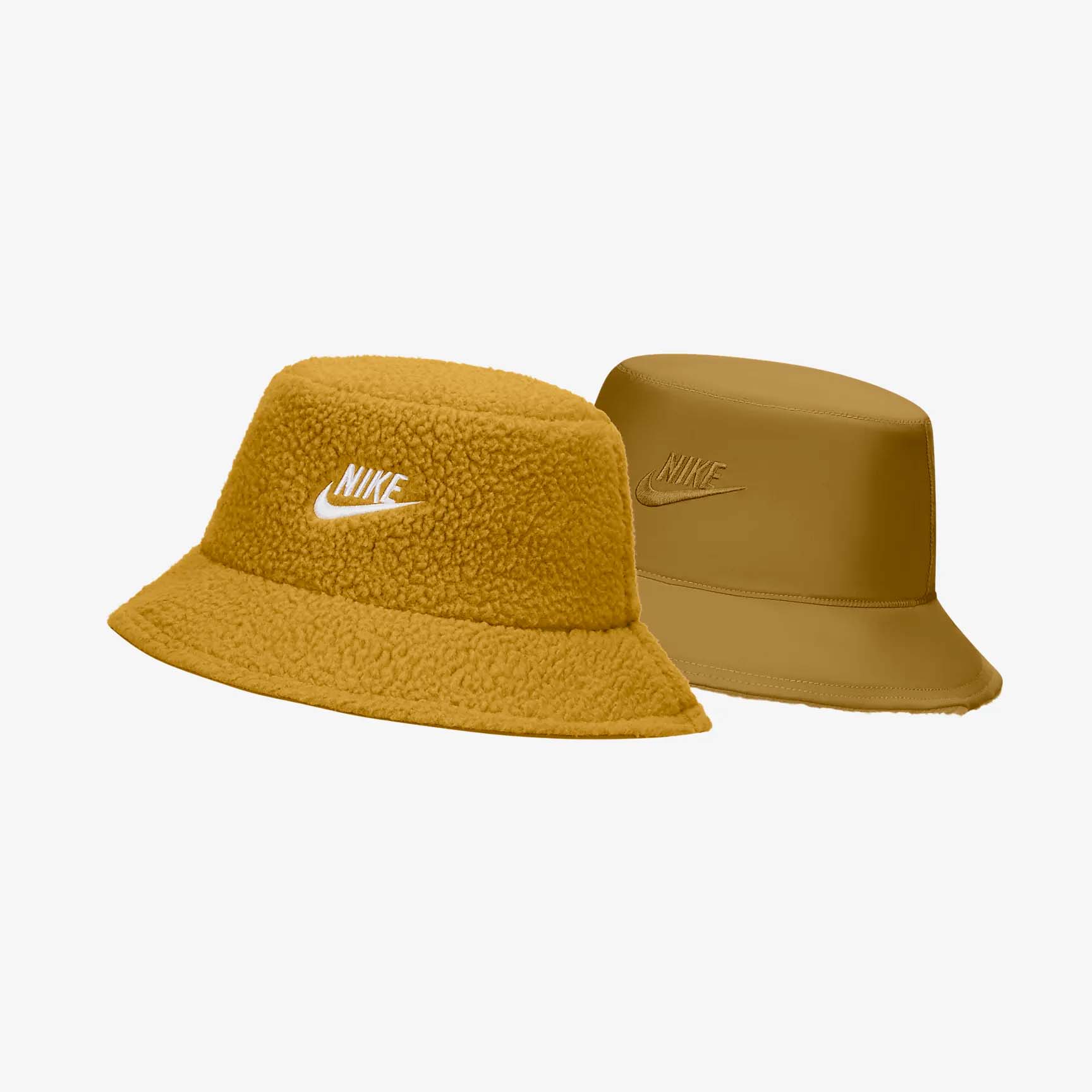 Nike Apex Reversible Bucket Hat in light brown